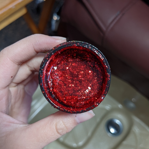 Glitter Gel Polish - Little Red Sled - Picture 2 of 3